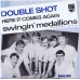 SWINGIN' MEDALLIONS Double Shot / Here It Comes Again (Philips 320 221 BF) Holland 1966 PS 45